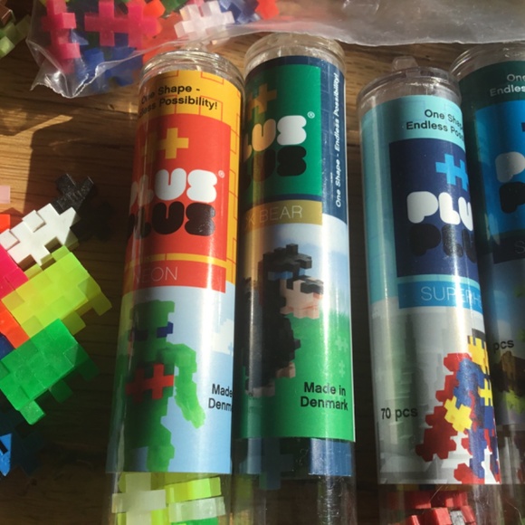 Plus Plus 1 pound Denmark 🇩🇰 toys 5 tubes instructions - Picture 6 of 9